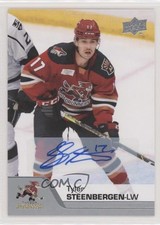 2020-21 Upper Deck AHL Auto Tyler Steenbergen #72 Auto d8g