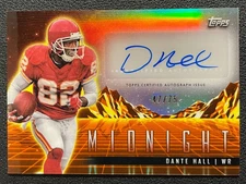 Dante Hall 2024 Topps Midnight Football Horizon Dusk Auto #HZS-DH /75 Chiefs