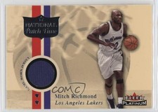 2001-02 Fleer Platinum National Patch Time Mitch Richmond Patch HOF 0o9