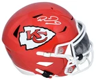 PATRICK MAHOMES AUTOGRAPHED KANSAS CITY CHIEFS SPEEDFLEX MIDI HELMET BECKETT