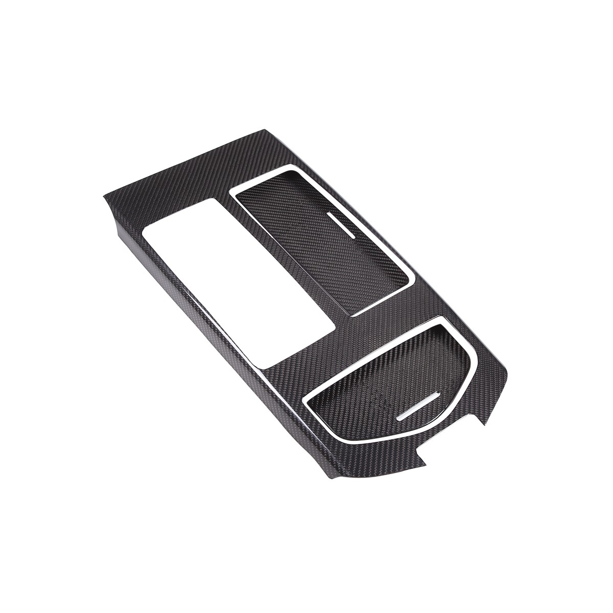 Real Carbon Center Console Gear Shift Panel Cover For Maserati Ghibli 2017-2023