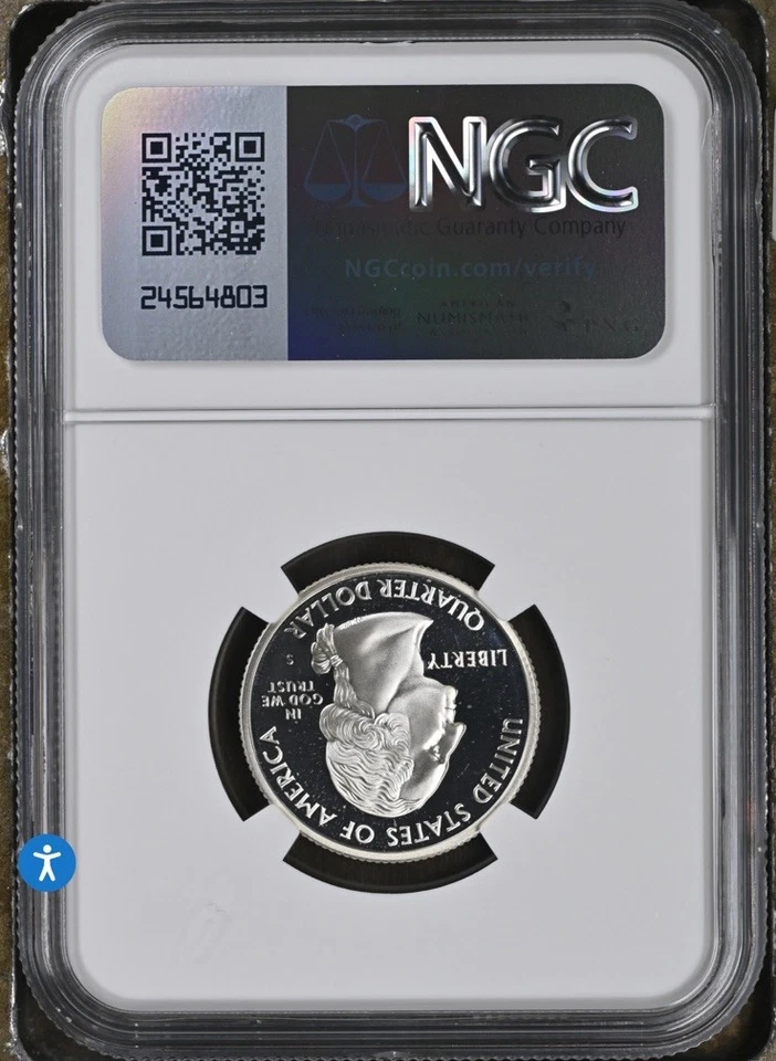 2007-S Silver 25c Montana State Quarter NGC PF69 Ultra Cameo - Image 2 of 2