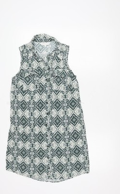 Apricotfarbenes Damen-Etuikleid UK-Größe 8