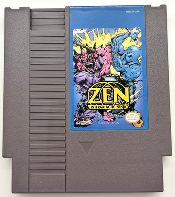 Zen: Intergalactic Ninja (Nintendo NES, 1993) *Cart Only* Authentic Tested!