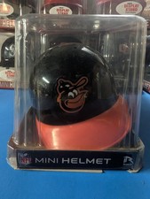 Riddell Baltimore Orioles MLB Mini Helmet Black Orange Display Stand Baseball