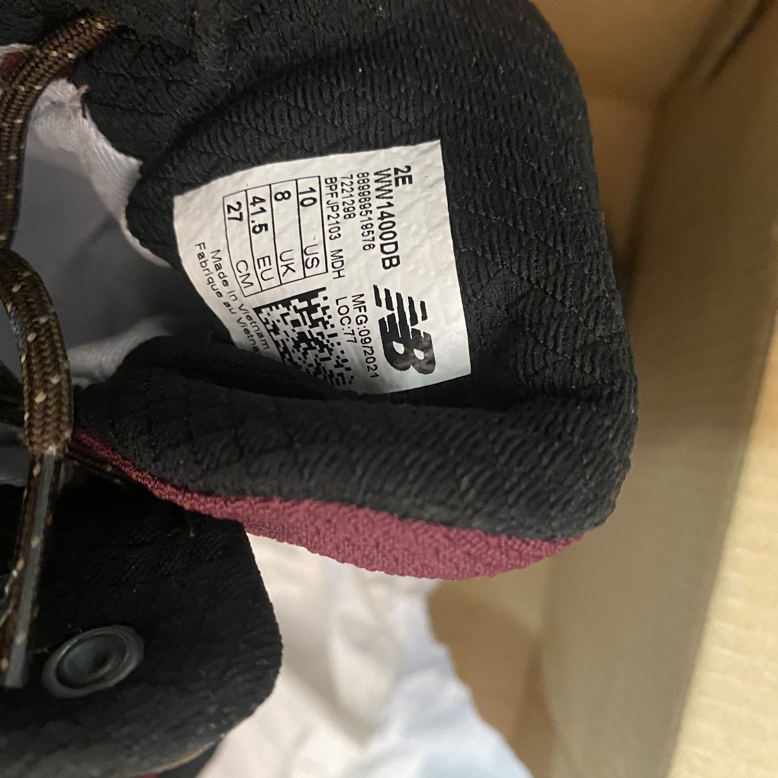 New Balance WW1400DB Trail Hiking Walking Waterproof Boots Womens size 10 WIDE thumbnail 8