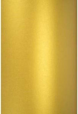 10x Bastelpapier Perlmutt Gold DIN A4 21 x 29,7 cm 120g  Metallic Cherish Effekt