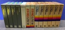BETA L-750 - LOT OF 13 USED SONY HIGH GRADE BETAMAX VIDEO TAPES WITH BOXES!