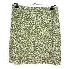 Cottagecore Floral Mini Skirt Medium Sage Green Ditsy Fairy Soft Girl Spring