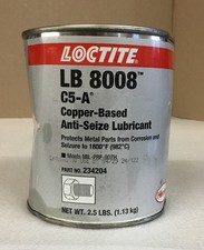 Loctite 8008, 234204 General Purpose Anti-Seize, Copper Base, 2.5 Lb, Can