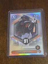 2026 Bowman Baseball Bowman Top 100 Prospect Dakota Jordan (# 91)