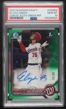 2022 Bowman Draft Chrome Pick Refractor 18/99 Elijah Green PSA 10 Auto 6fs