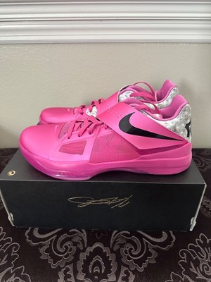 Men's Nike Zoom KD 4 Aunt Pearl 2024 Pink HF9098-600 Size 6,6.5,9