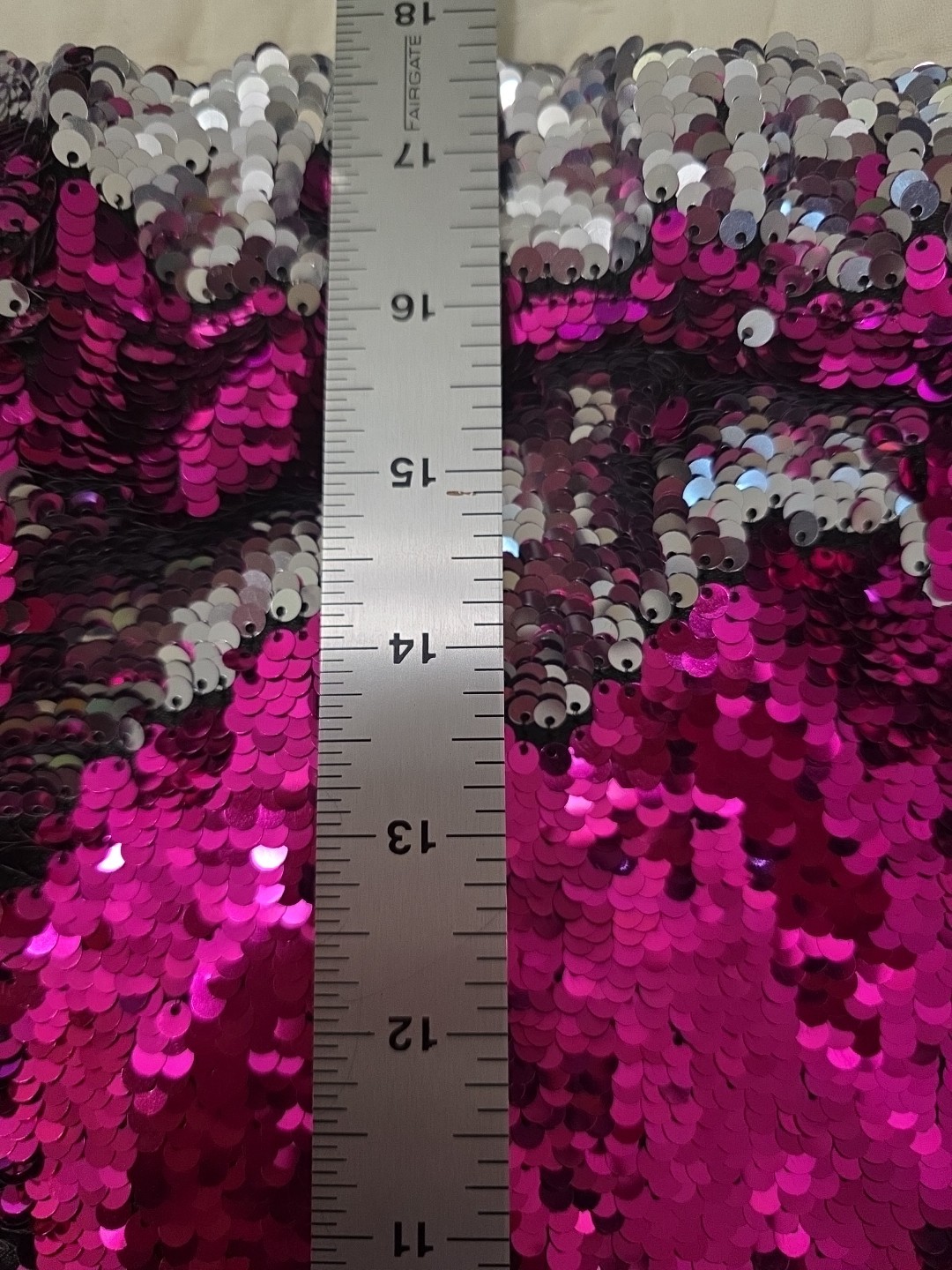 Pink Silver Sequin Drawstring Backpack  Flip Reve… - image 7