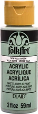 FolkArt Acrylic Paint 2oz-Villa Green - 6 Pack