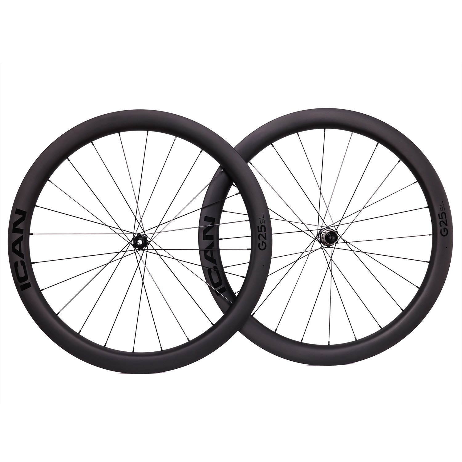 ICAN G25SL 1352g 700c Carbon Gravel Bike Wheelset 25mm Inner