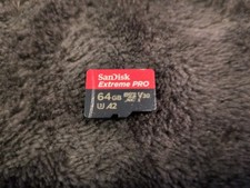 SanDisk 64GB Extreme Pro 170MB/s Micro SD MicroSDXC UHS-I U3 A2 V30 Memory Card