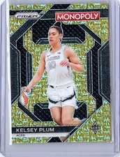 2024 Panini Prizm Monopoly WNBA Kelsey Plum Gold Millionaire Shimmer #/500