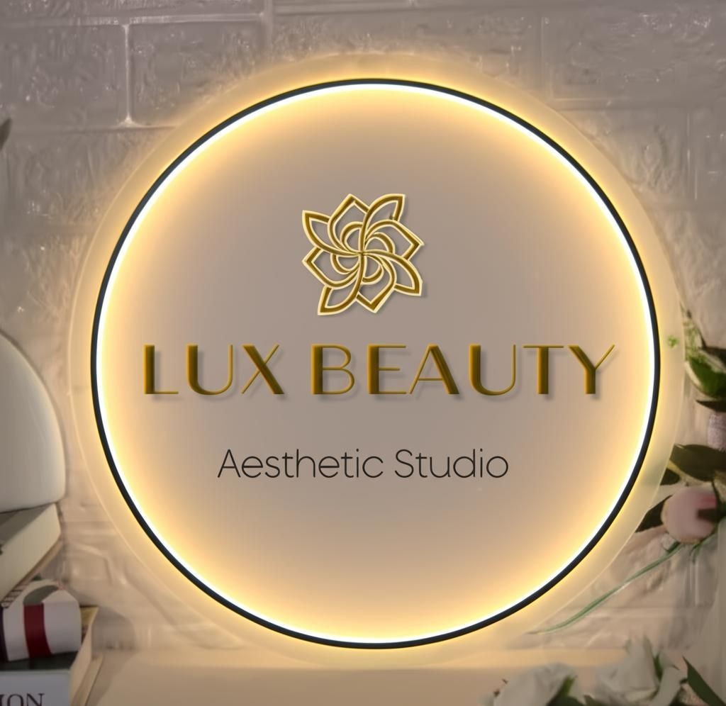 Custom Salon & Spa LED Acrylic Sign Personalized Wall Decor for Business & Home