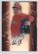 2014 Bowman Sterling Prospect Orange Refractor 13/75 Mitch Gueller Auto 0a2