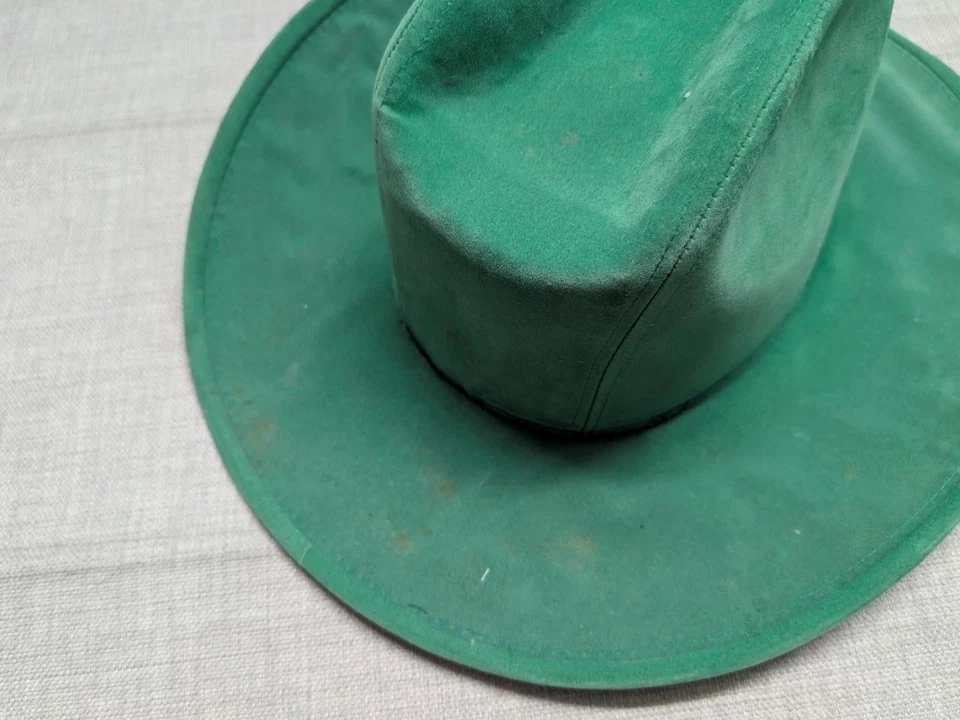 SOMBRERO VAQUERO ADJ terciopelo vintage altura alta TALLA 7-1/4 gris OCCIDENTAL Foto 4 de 4