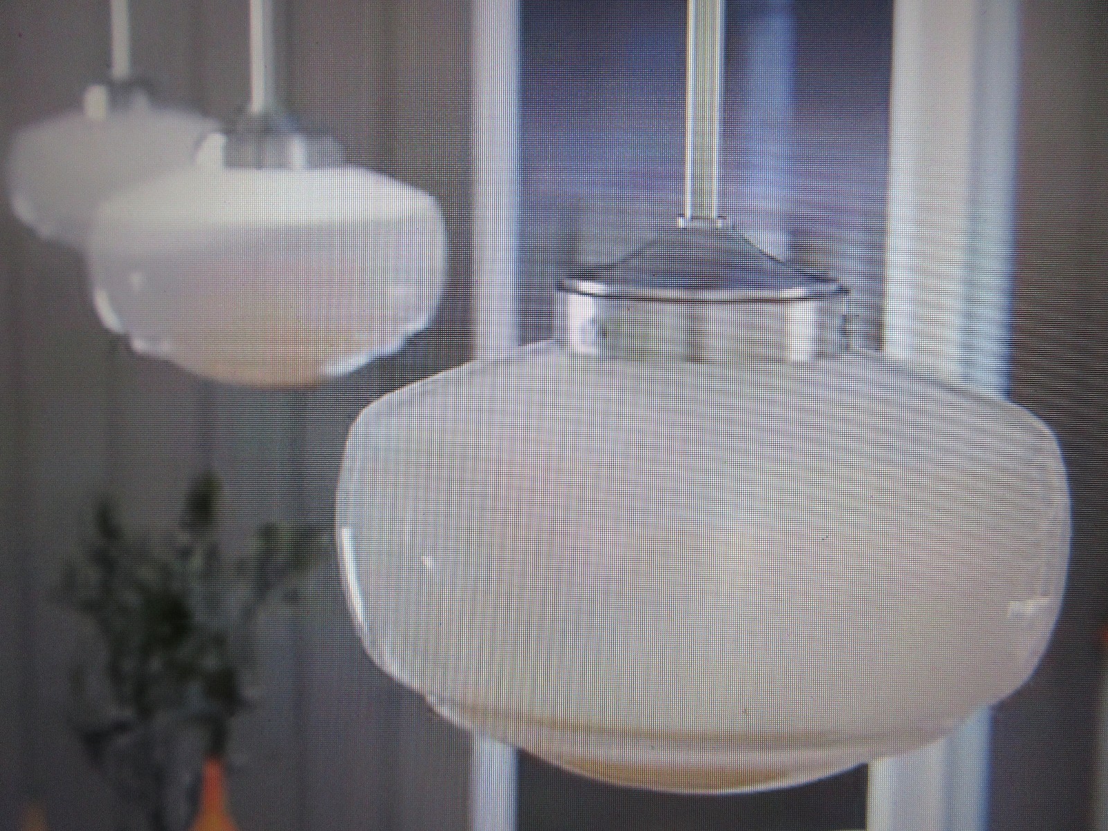 Mini Pendant With Frosted Glass Shade
