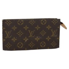 Louis Vuitton Monogram Bucket Gm Accessory Pouch Vintage Lv Auth Th6161 Louis Vuitton Monogram Bucket Gm Accessory Pouch Vintage Lv Auth Th6161