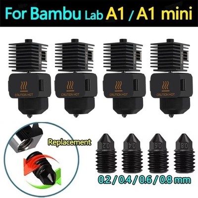Hotend Kit Hardened Steel Düse Assembly Für Bambu Lab A1 / A1 Mini 3D-Drucker