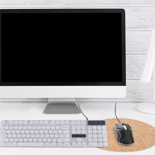 2 Pcs Cork Mouse Pad Wrist Support Decorative Pads Work Office Ergonomic - Bild 5 von 12