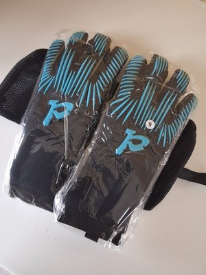 Profi Qualität Profi Herren Torwarthandschuhe schwarz German Contact 4mm Größe 9