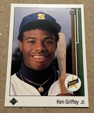 1989 Upper Deck #1 Ken Griffey Jr. Base RC Mariners HOF B