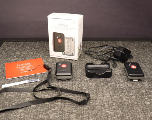 2 FastHelp™ Safety & Medical Alert Device 4G NO Monthly Fees No Phone Needed