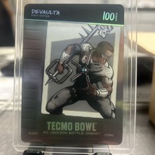 Devaulta Tecmo Bowl Bo Jackson Battle Arena Blow On 100 Steel BO647 2026 Foil