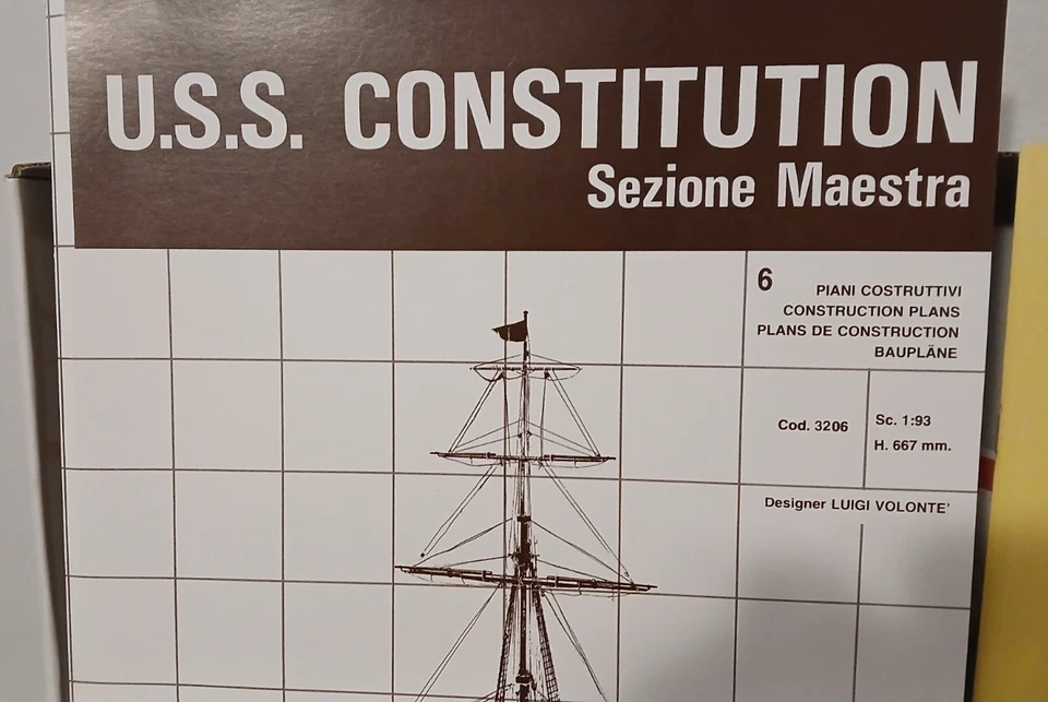 США Constitution корабль модель масштаб 1:93 деревянный корабль набор- - Изображение 4 из 4