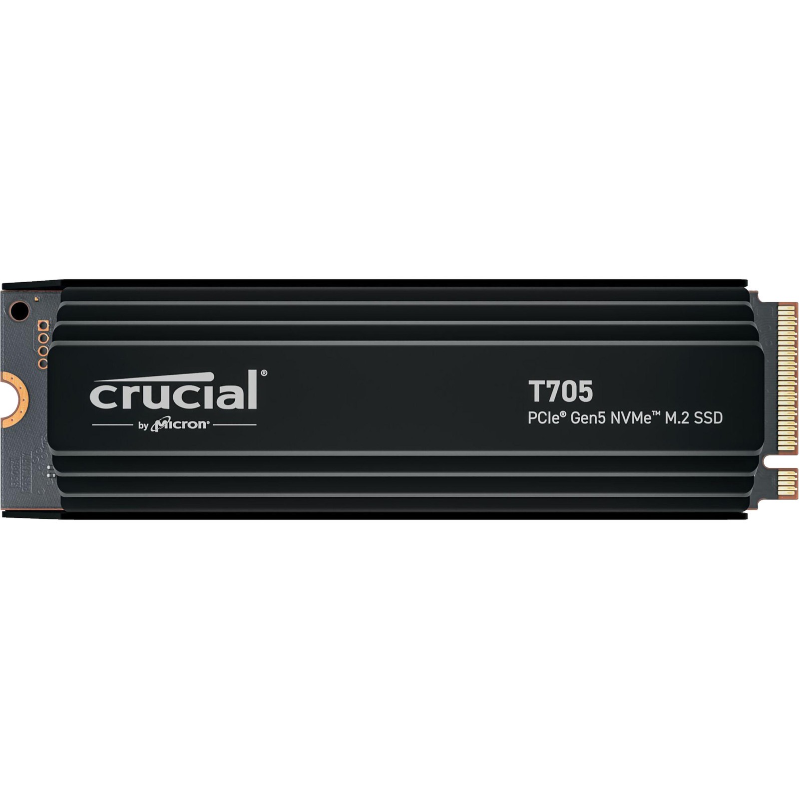 Радиатор CRUCIAL T705 PCIe Gen5 NVMe Festplatte mit, твердотельный накопитель M.2 емкостью 2 ТБ, стажер