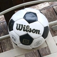 Wilson Soccer Ball Black White Official Size for Soccer
