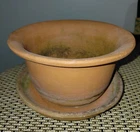 Vintage MCCoy Terra Cotta Planter With Saucer 0761