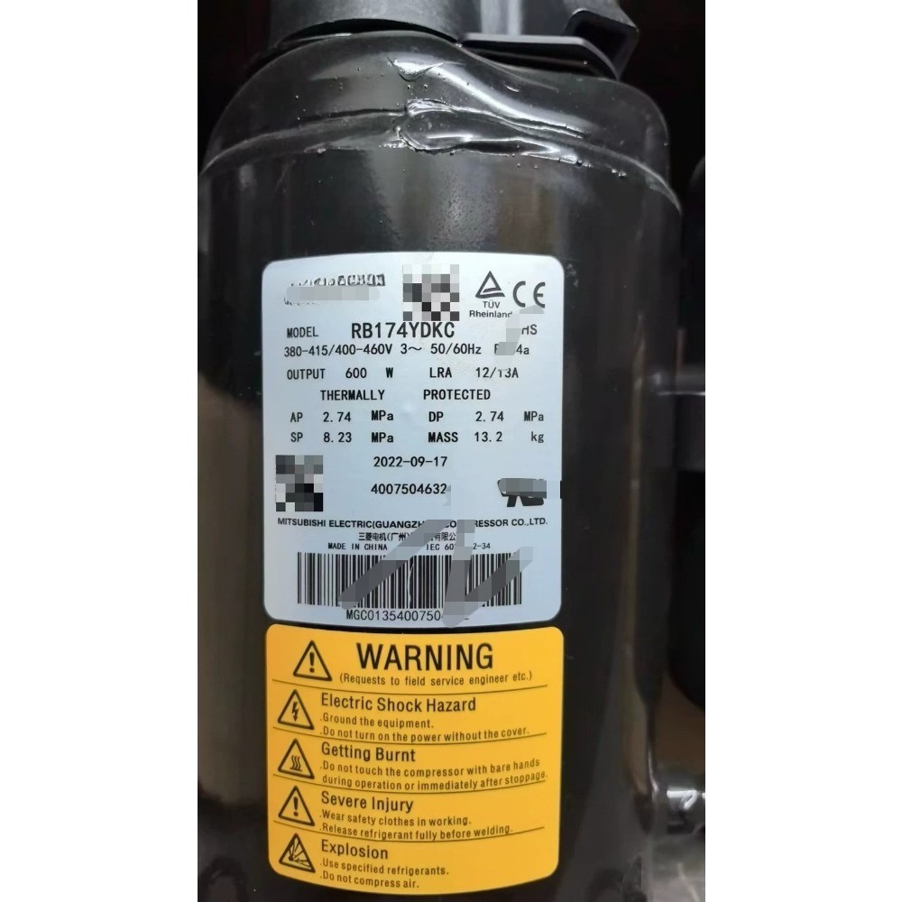 1PCS Brand New Mitsubishi RB174YDKC Compressor