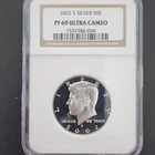 2002 S Silver Kennedy 50¢ NGC PF 69 Ultra Cameo  Silver half Dollar