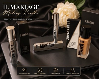 IL MAKIAGE Foundation Primer Concealer Bundle Makeup Set New Luxury Beauty Kit