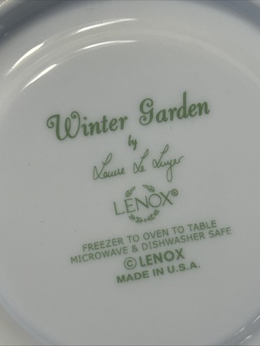 Lenox Winter Garden Cup & Saucer - 3 Sets - Mint - Picture 5 of 5