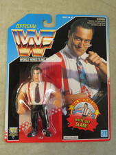 1992 Hasbro IRS Write Off Slam WWE WWF Wrestling 4" Figure MOC