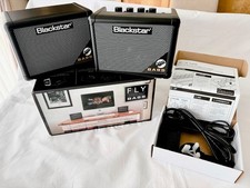 Blackstar Bass Fly 3 Mini Electric Guitar Amplifier with Extension Cab And Power
