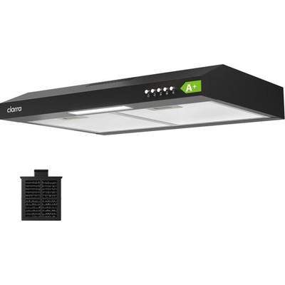 Elegante 60cm Dunstabzugshaube Unterbau mit 3 Stufen und Touch Bedienung