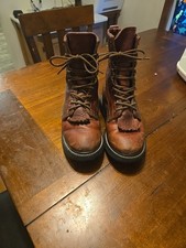 Vintage Size 3 1/2 Real Leather Boots. For Boy Or Girl