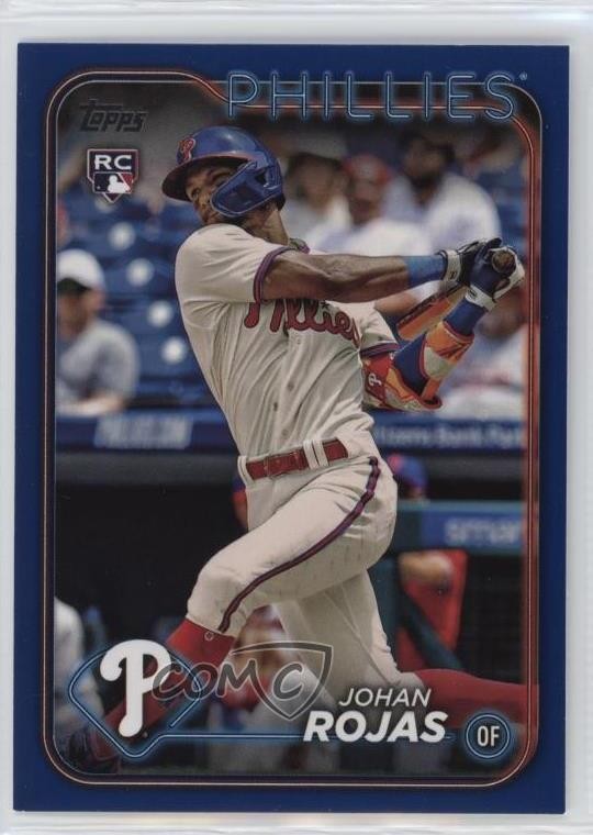 2024 Topps Series 1 Retail Royal Blue Johan Rojas #209 y5m