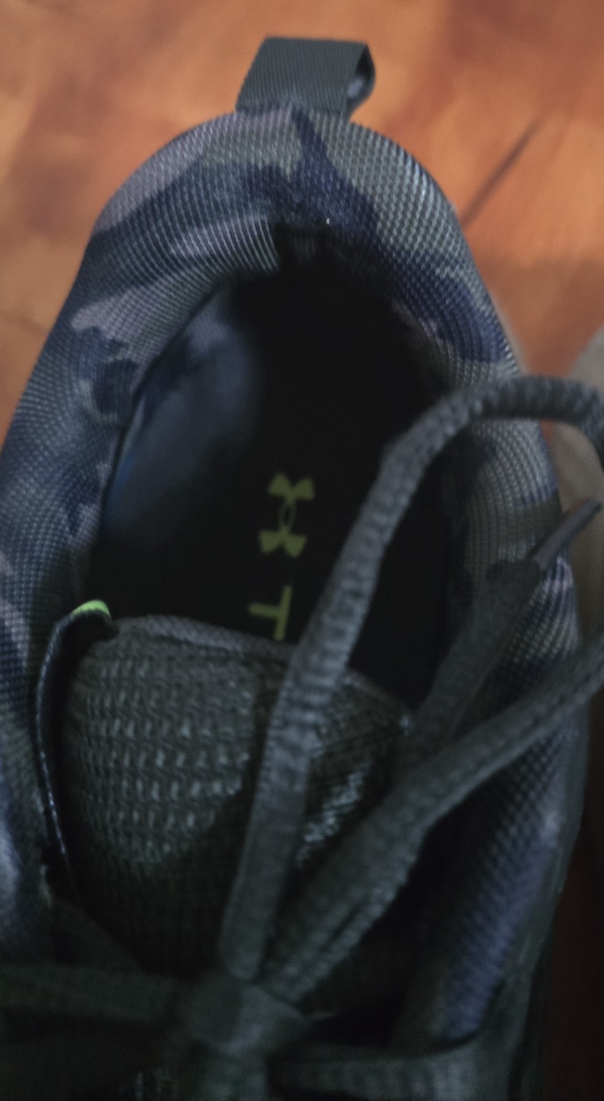 Under Armour Charged Commit 4 Camo Gray Yellow Sn… - image 4