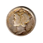 1918 S  Mercury Dime