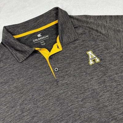 Appalachian State Mountaineers Colosseum Shirt Mens 2XL Gray NCAA Football
