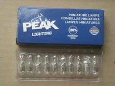 Peak Lighting - 194- Miniature Light Bulbs, 14V - 4W  QTY 10 BULBS